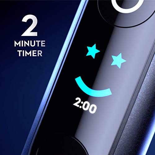 Oral-B iO Series 10 Rechargeable Electric Toothbrush with Visible Pressure Sensor to Protect Gums, 2 Min Timer, 7 Cleaning Settings