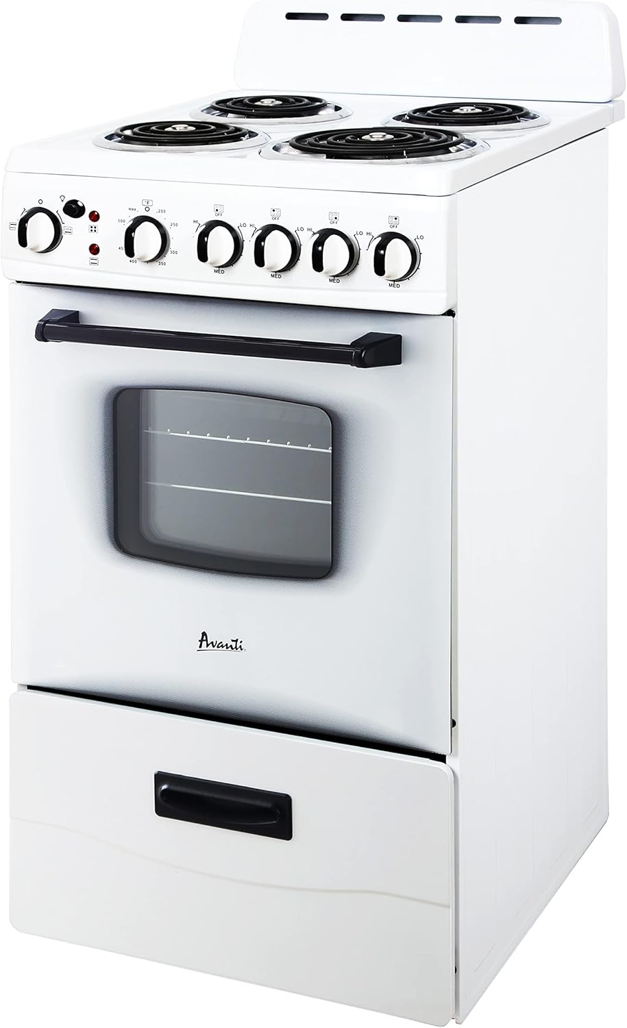 Avanti Electric Range ERU200P0W, White