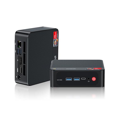 Beelink SER8 Mini PC, AMD Ryzen 7 8745HS (8C/16T up to 4.9GHz), 32GB DDR5 RAM 1TB PCIe4.0 SSD, Mini Computer Support 4K@144Hz, Triple Display, WiFi6