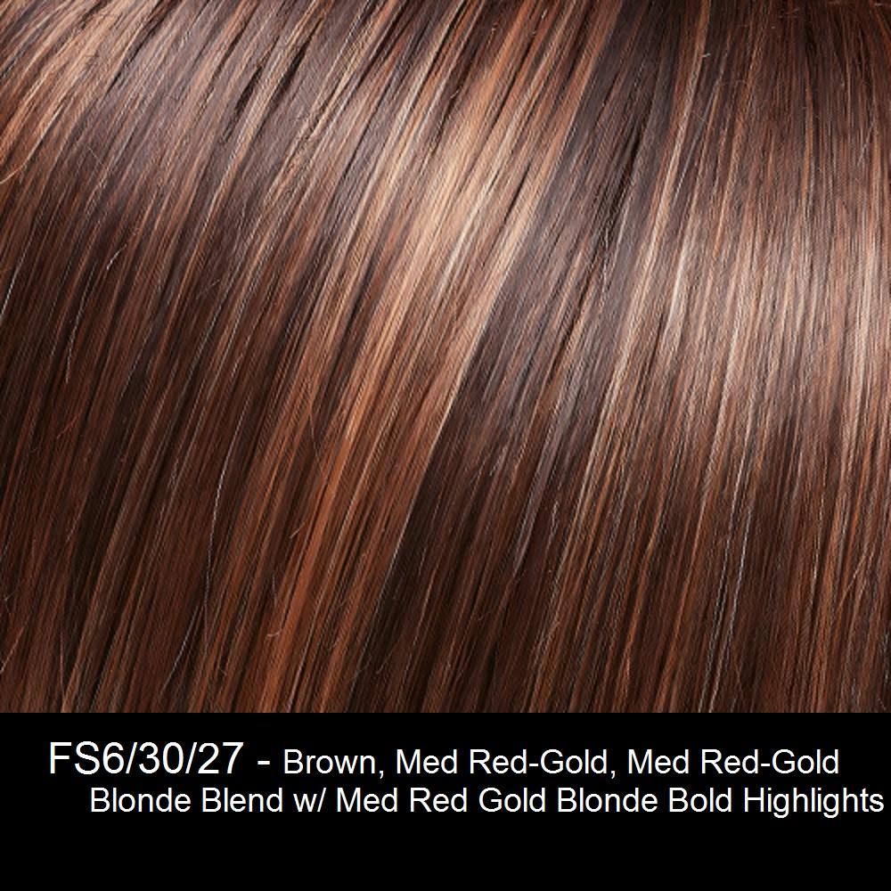 Carrie by Jon Renau Human Hair Wig FS6/30/27 Toffee Truffle