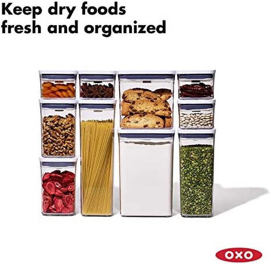 OXO Good Grips 10-Piece POP Container Set, White