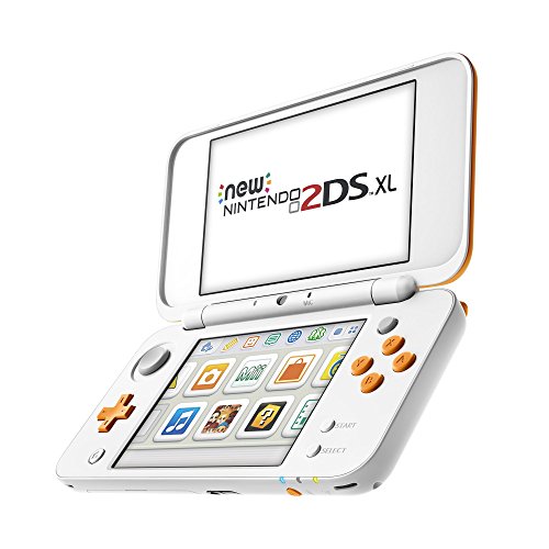 Nintendo New 2DS XL - White + Orange (Renewed) - Radiant Selections