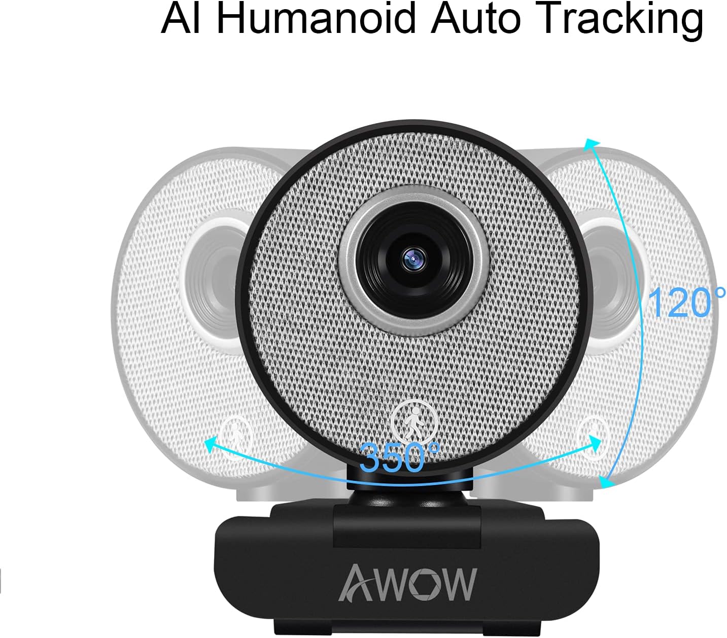 AI Humanoid Auto Tracking Webcam 1080P
