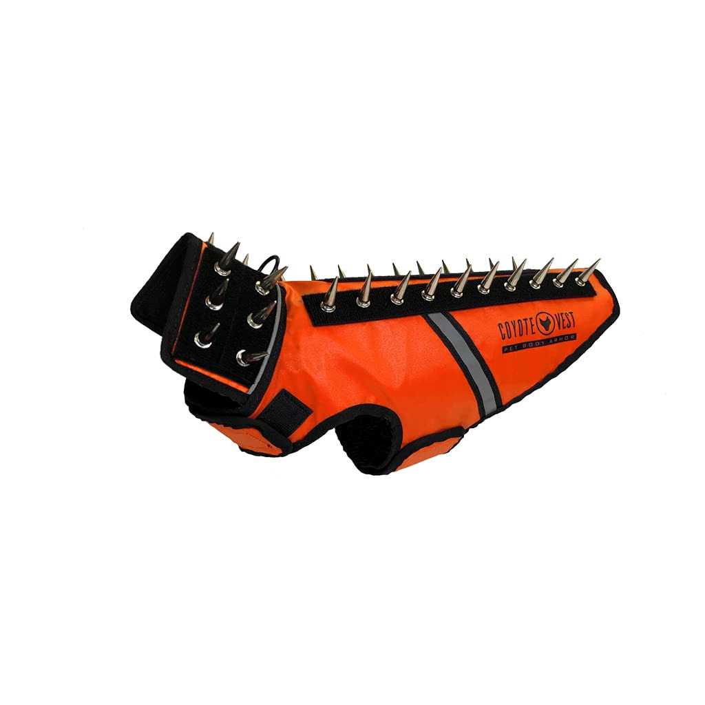 CoyoteVest SpikeVest Dog Harness Vest Reflective Dog Accessories with Spikes to Shield Your Pet from Raptor and Animal Attacks