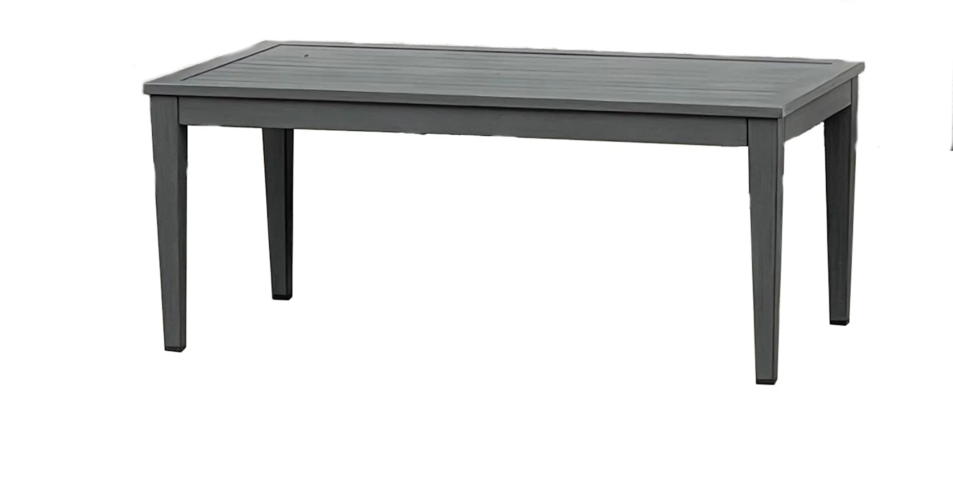 Terrace Living West Lake Outdoor Aluminum Coffee Table Slate Finish