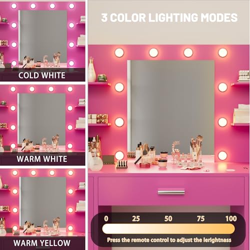 Furmax Vanity Desk with Mirror