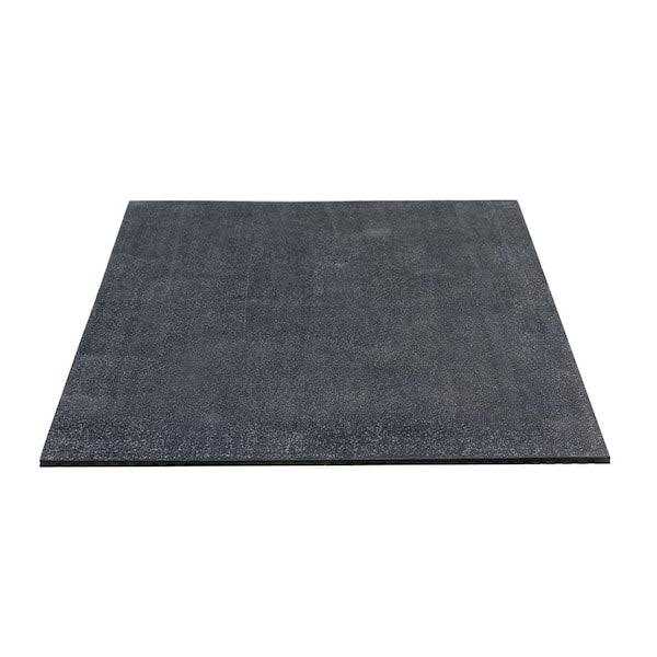 Black 42 in. x 72 in. Rubber All-Purpose Commercial Floor Mat - Sports Supplies Online Store