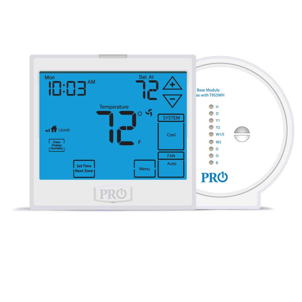Pro1 IAQ T955WH Wireless Touchscreen Programmable Thermostat - Shop Hardware Tools Online Store