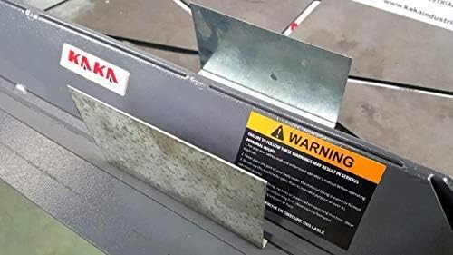 KAKA W-2418 24-Inch Sheet Metal Hand Brake, Solid Sheet Metal Bending Brake, 18 Gauge Mild Steel Capacity