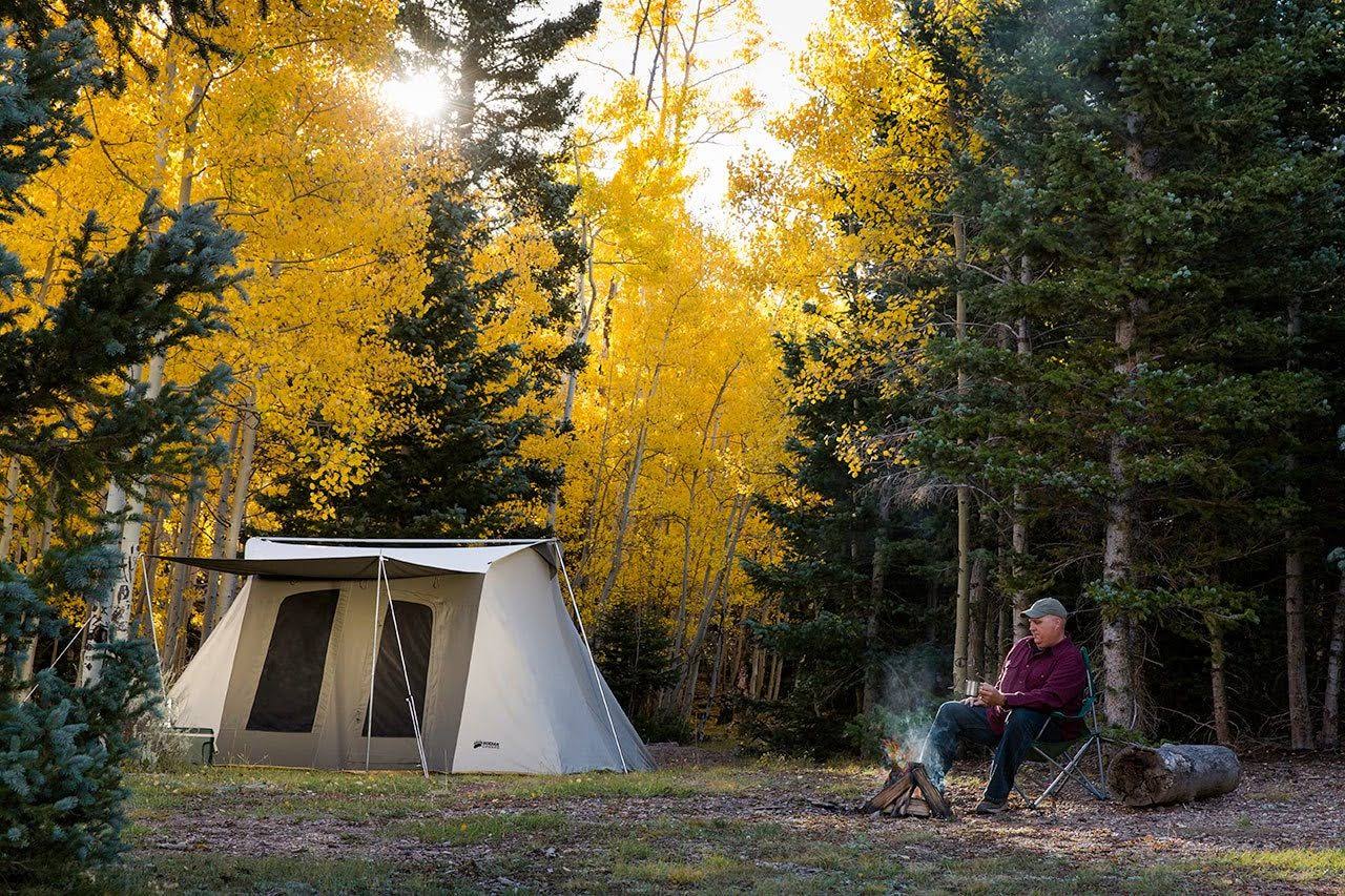 Kodiak Canvas Deluxe 8-Person Flex Bow Tent, 10& x 14&