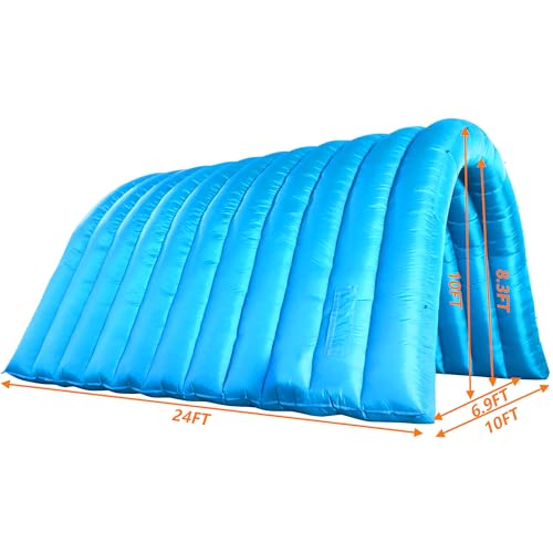 Inflatable Tunnel Sports Tunnel Entrance with Blower Football Tunnel Tent Entryway for Business Advertise Party Exhibition Promotion Street,Shop