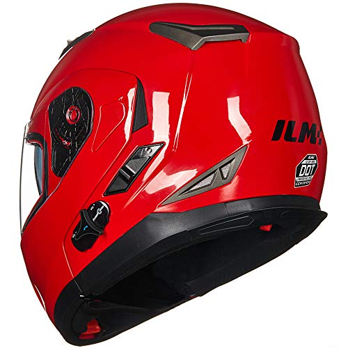 ILM Bluetooth Integrated Modular Flip up Full Face Motorcycle Helmet Sun Shield Mp3 Intercom Model 953/953 PRO