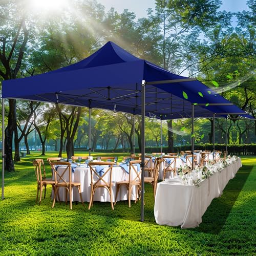 COBIZI 10x10 Pop Up Canopy Tent with Awning