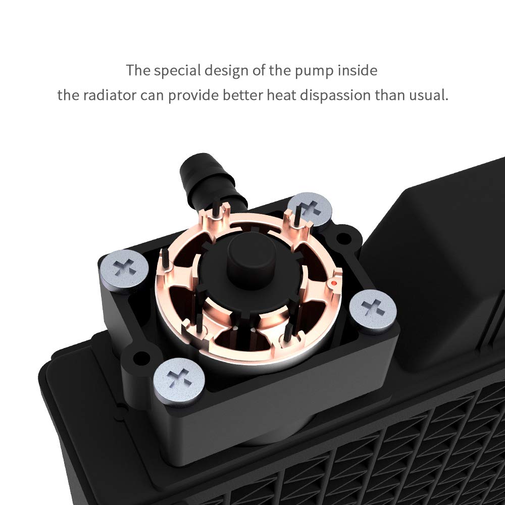 ID-COOLING ICEFLOW 240 VGA Graphic Card Cooler 240mm Water Cooler GPU VGA Cooler Compatible with RTX 20XX Series/GTX 10XX Series /900 Series/AMD RX