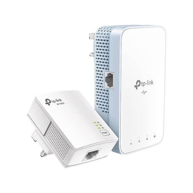 TP-Link  AV1000 Powerline Ethernet Adapter, White