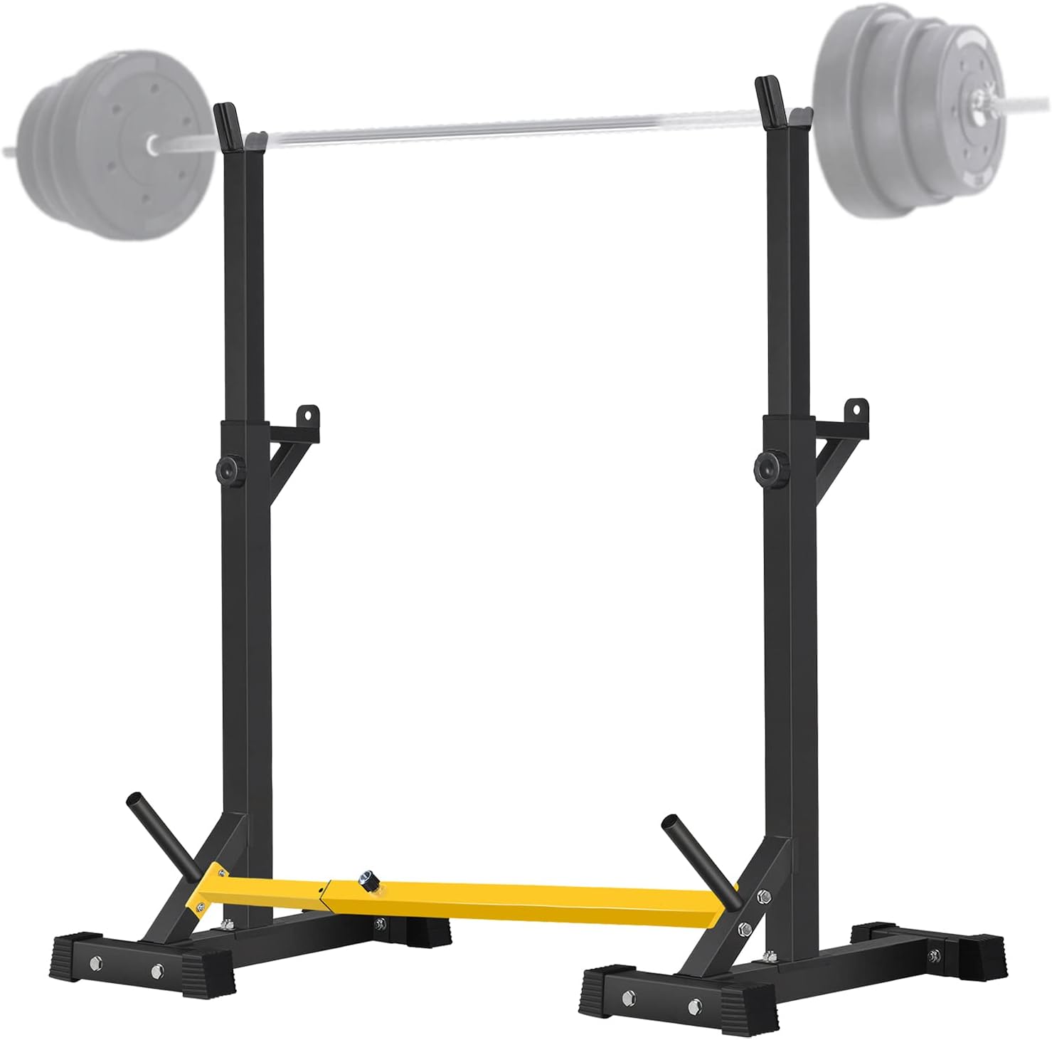 CANPA Adjustable Squat Rack Stand Multi-Function Barbell Rack Weight Lifting Gym Dumbbell Racks Home Gym Bench Press Rack Dumbbell Racks Stands 600Lbs