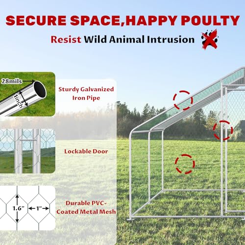 Chicken Coop Wheels Kit - Portable Poultry Tractor Mobilization Steel Chicken Coop Accessories