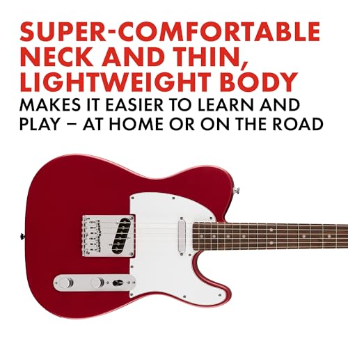 Fender Squier Debut Series Telecaster Electric Guitar, Beginner Guitar, 2-Year Warranty, Includes Free Lessons