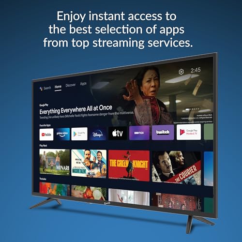 Supersonic SC-3250GTV 32" Smart HD DLED TV with 802.11a/b/g/n WiFi, Built in ATSC and NTSC Tuner
