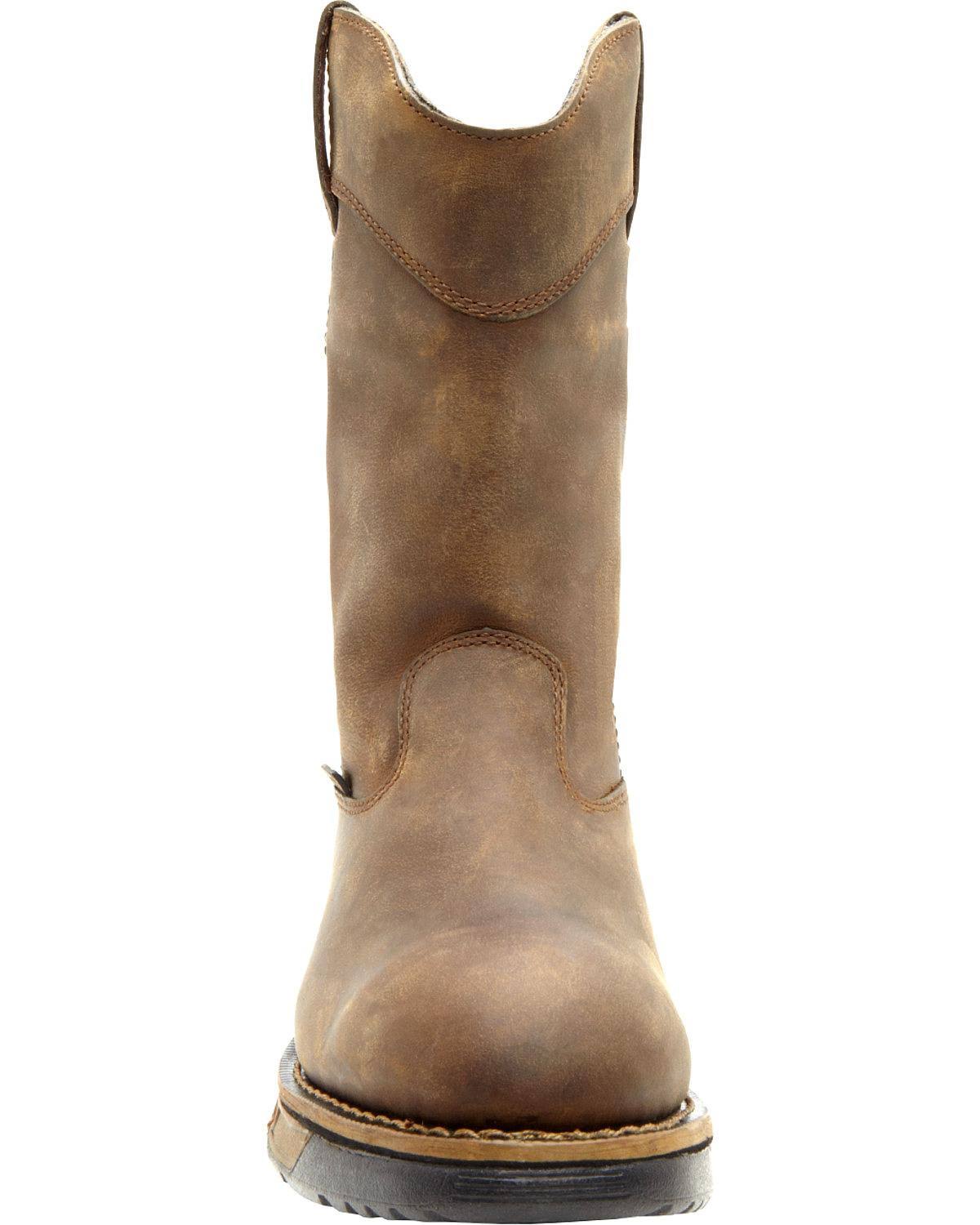 Rocky Aztec Waterproof Wellington Brown