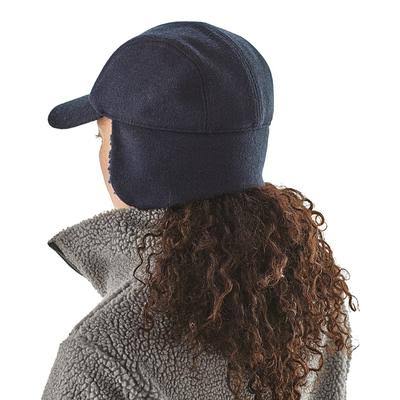 Patagonia Recycled Wool Ear Flap Cap - Classic Navy