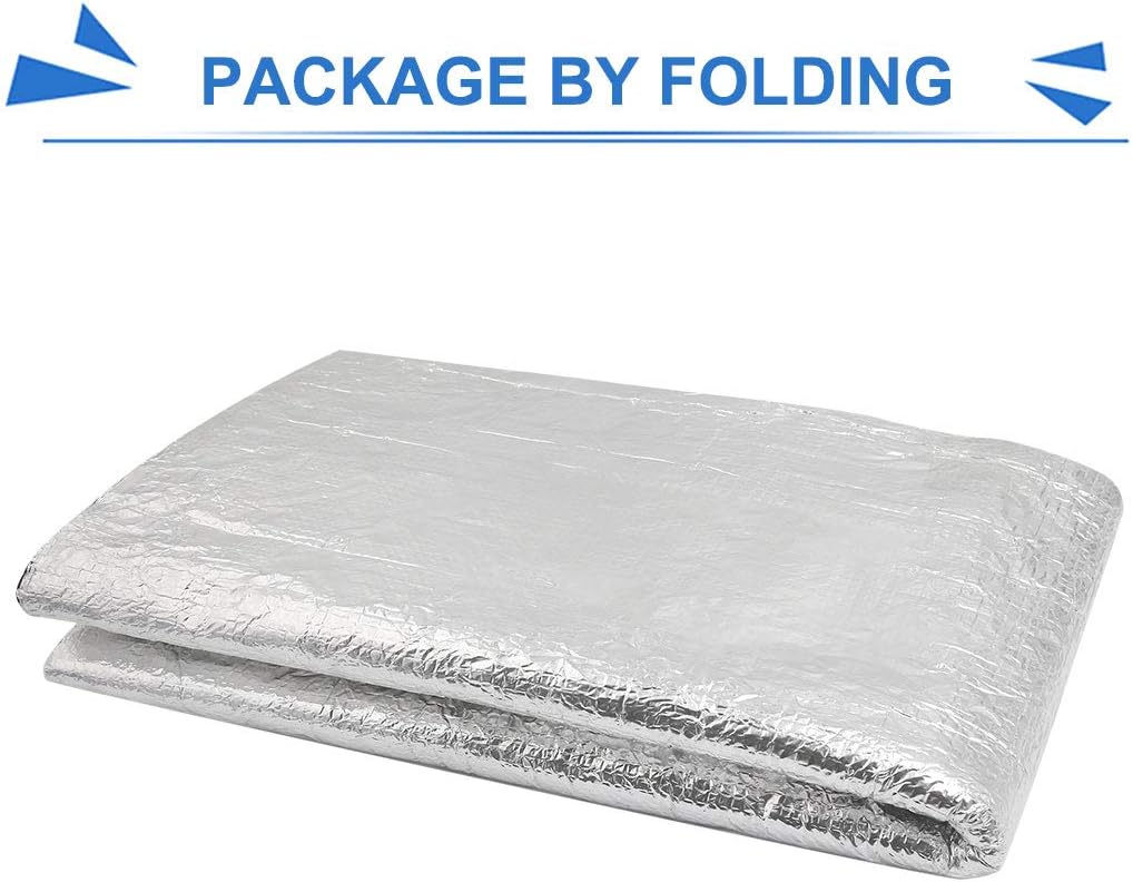 uxcell 236mil 16.36sqft Car Auto Truck Sound Deadener Heat Insulation Underlay Shield Mat 60x40