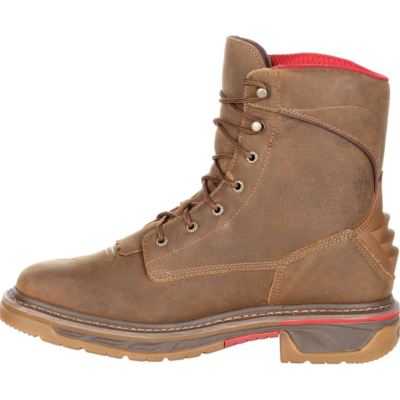 Men's Rocky Iron Skull Waterproof Lacer Western Boot