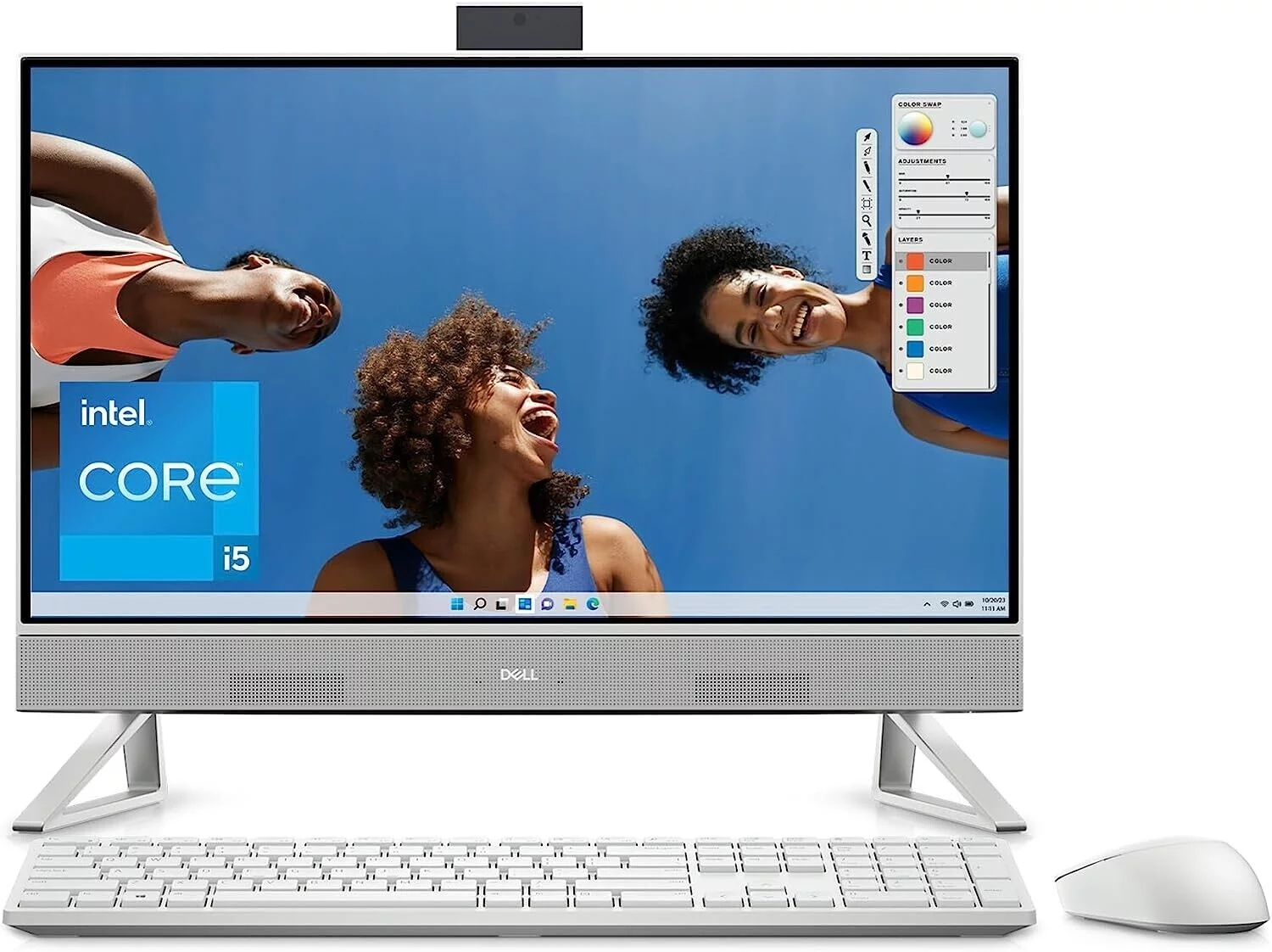 Dell Inspiron 5420 All in One Desktop - 23.8-inch FHD 60 Hz Display, Core i5-1335U, 16GB DDR4 RAM, 1TB SSD, Intel Iris Xe Graphics, Windows 11 Home