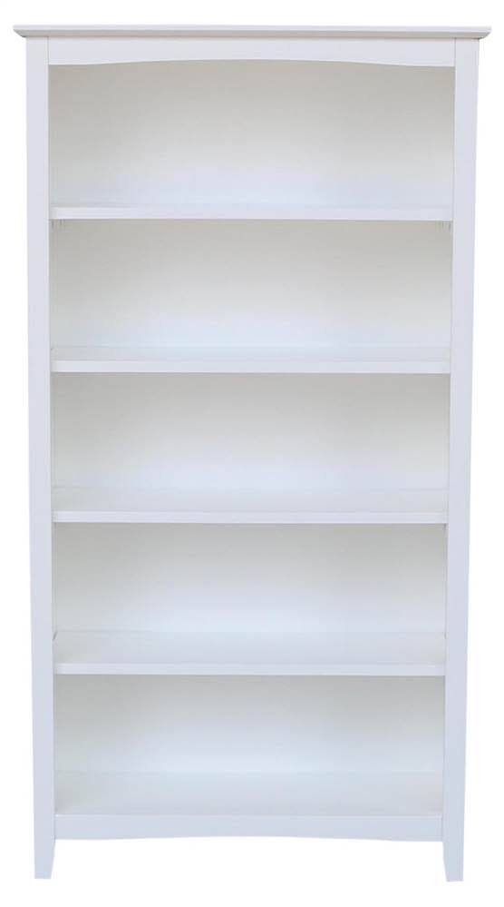 International Concepts Shaker Bookcase - 60x22H White