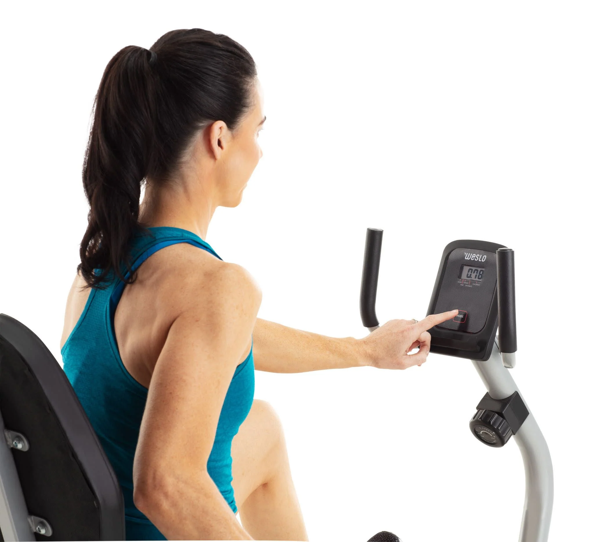 Weslo Pursuit R 4.1 Recumbent Exercise Bike with Inertia-Enhanced Flywheel