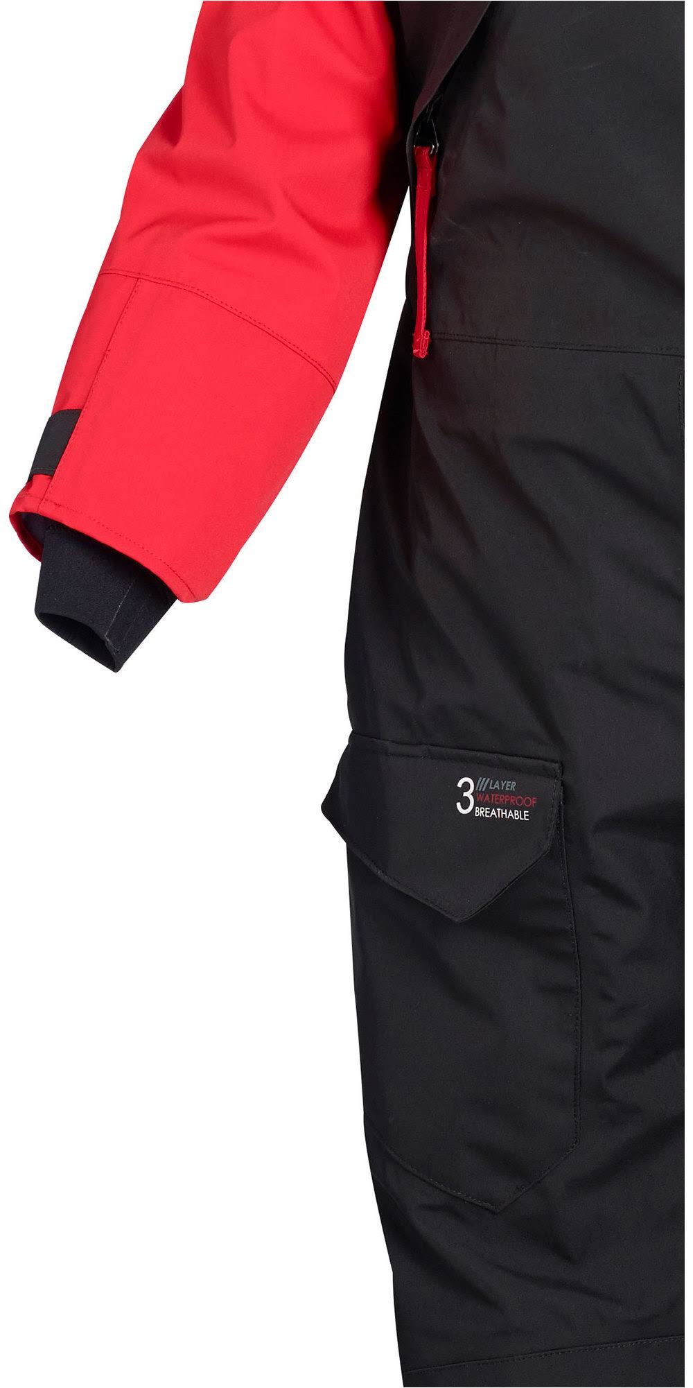 2018 Crewsaver Atacama Sport Drysuit Including Undersuit Red / Black 6