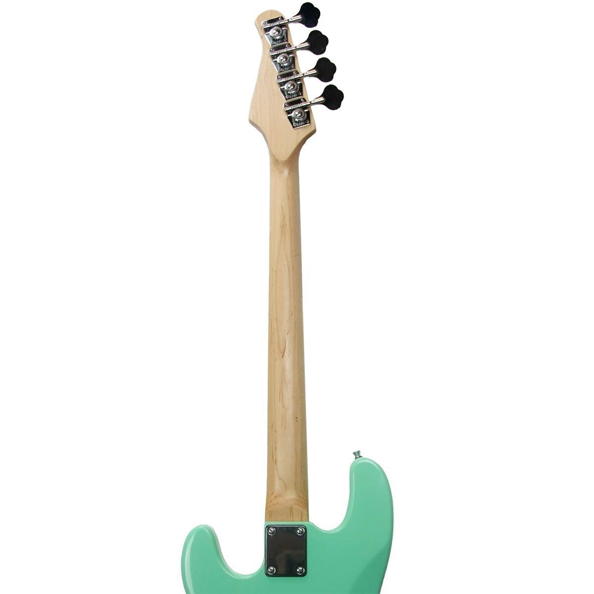 Sawtooth EP Series Electric Bass Guitar, Surf Green W/Pearl Pickguard