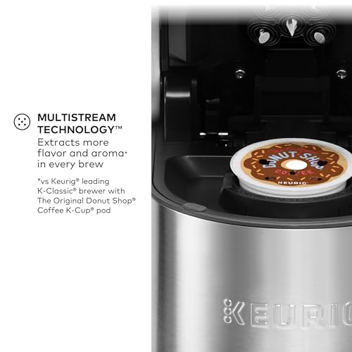 Keurig K-Supreme Plus Single Serve K-Cup Pod Coffee Maker, MultiStream Technology, Customizable Strength and Temperature Settings, Programmable