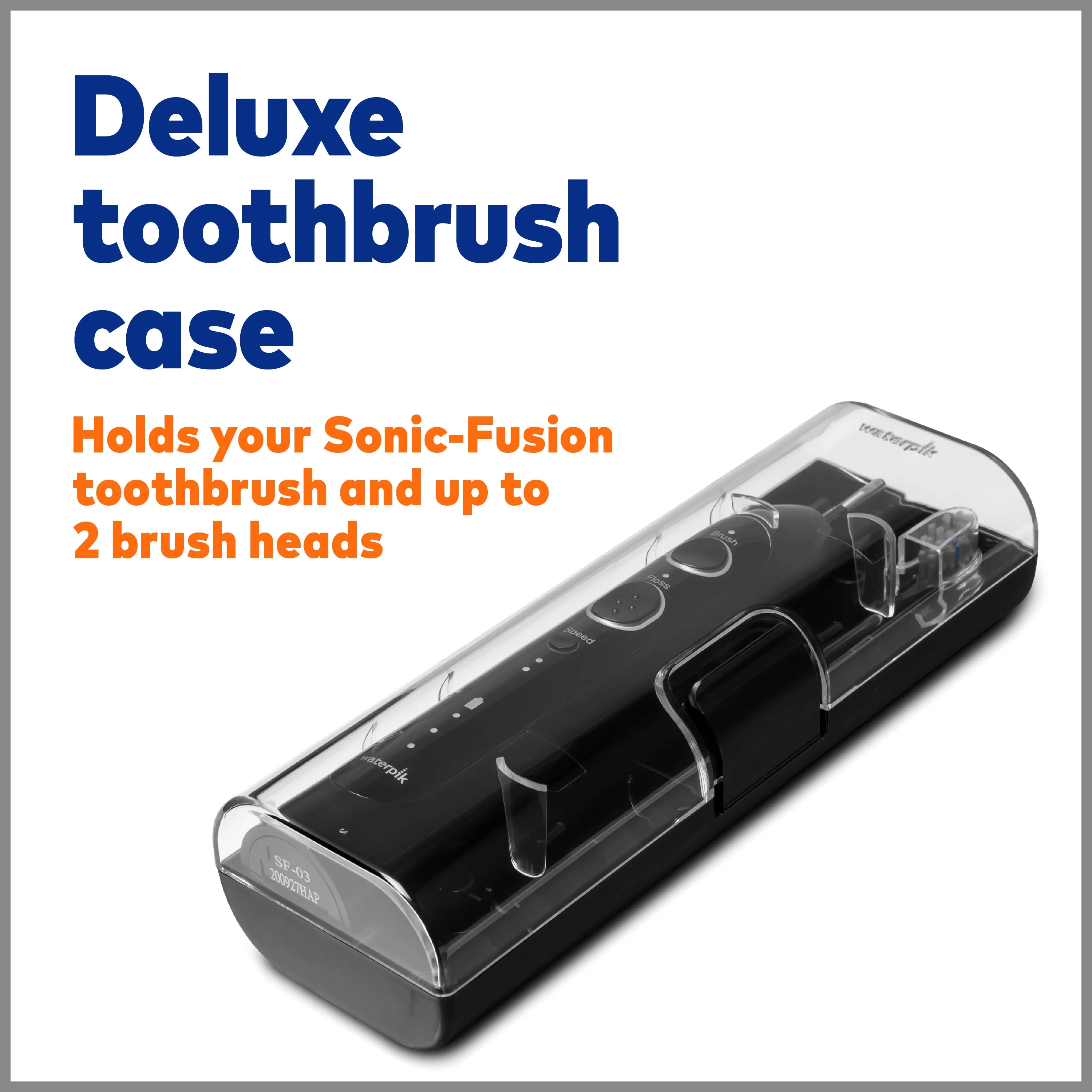 Waterpik Sonic-Fusion 2.0 Flossing Toothbrush, Electric Toothbrush & Water Flosser Combo, Black