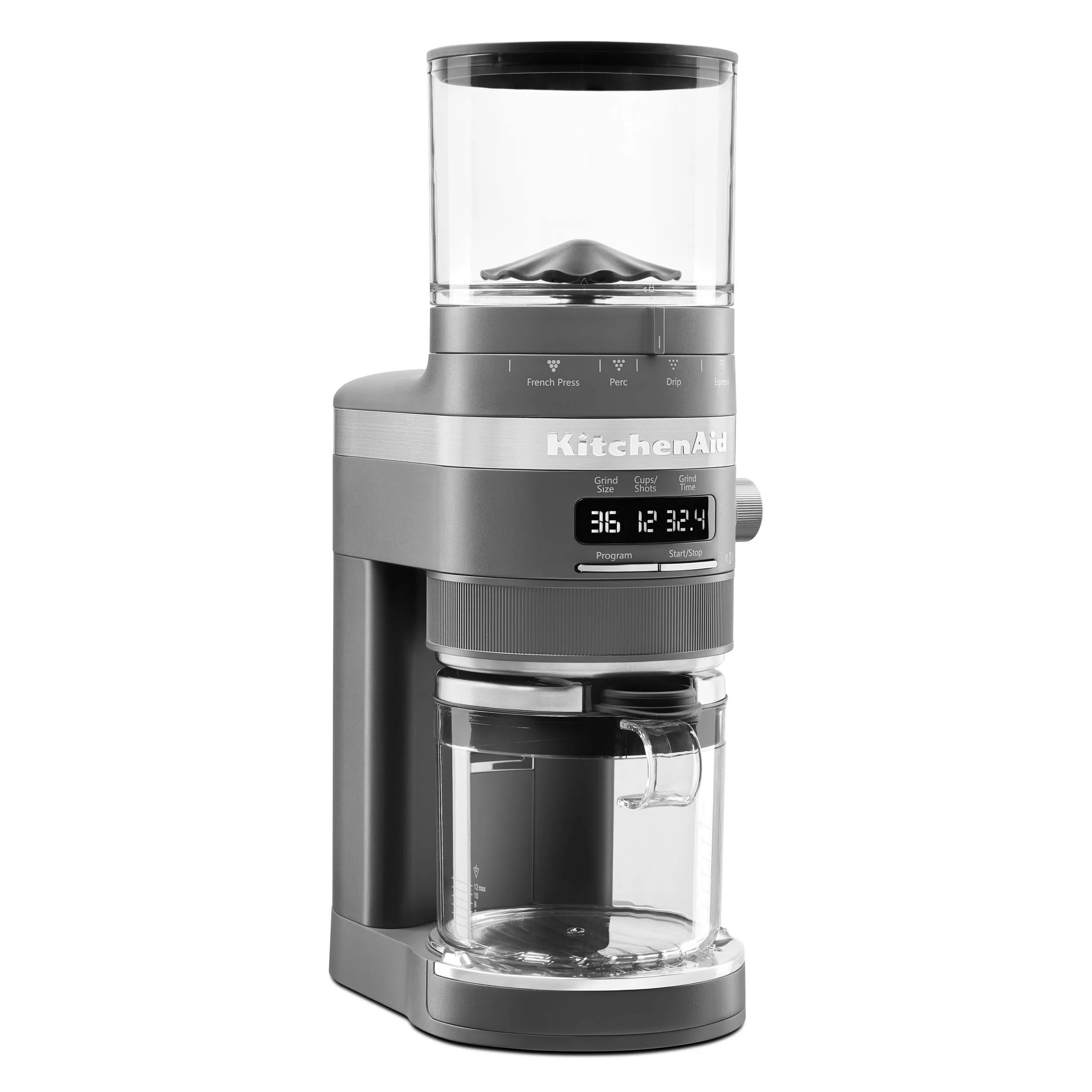 KitchenAid Burr Coffee Grinder, Charcoal Grey, KCG8433