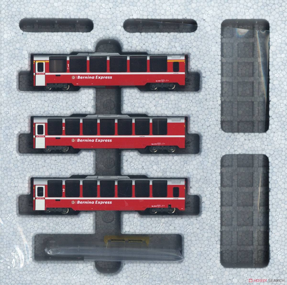 Kato N Gauge Rhaetian Railway Bernina Express New Logo 3 Cars Basic Set 10-1655