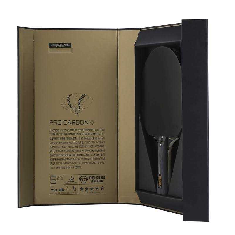 STIGA Pro Carbon + Table Tennis Bat for Advanced Offensive Players - Sports Supplies Online Store
