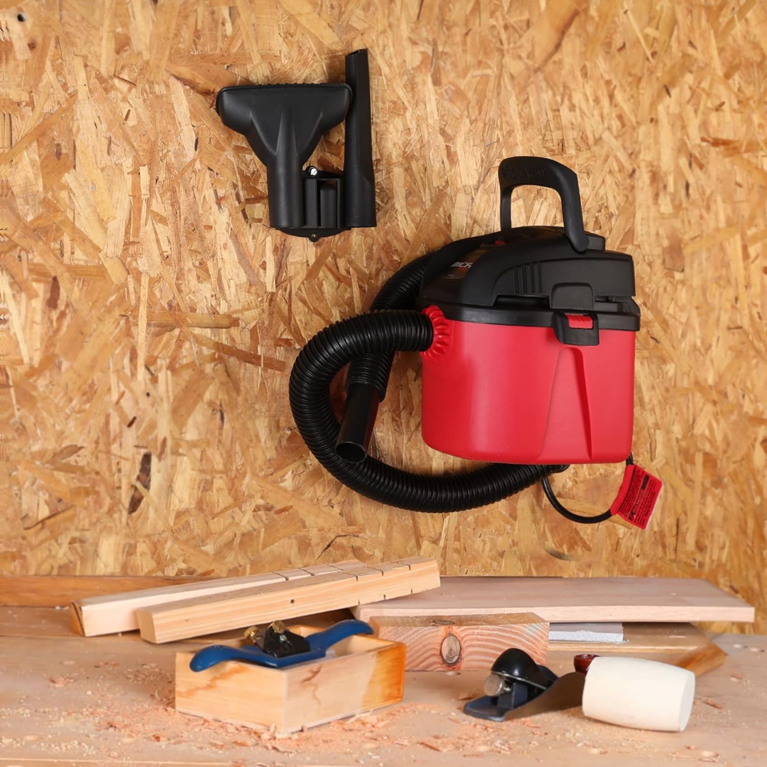 Shop-Vac Micro Wet/Dry Vac, Portable 1 Gallon 1.0 Peak Shop Vacuum with Collapsible Handle and Wall Bracket, 2021000 Pack of 2