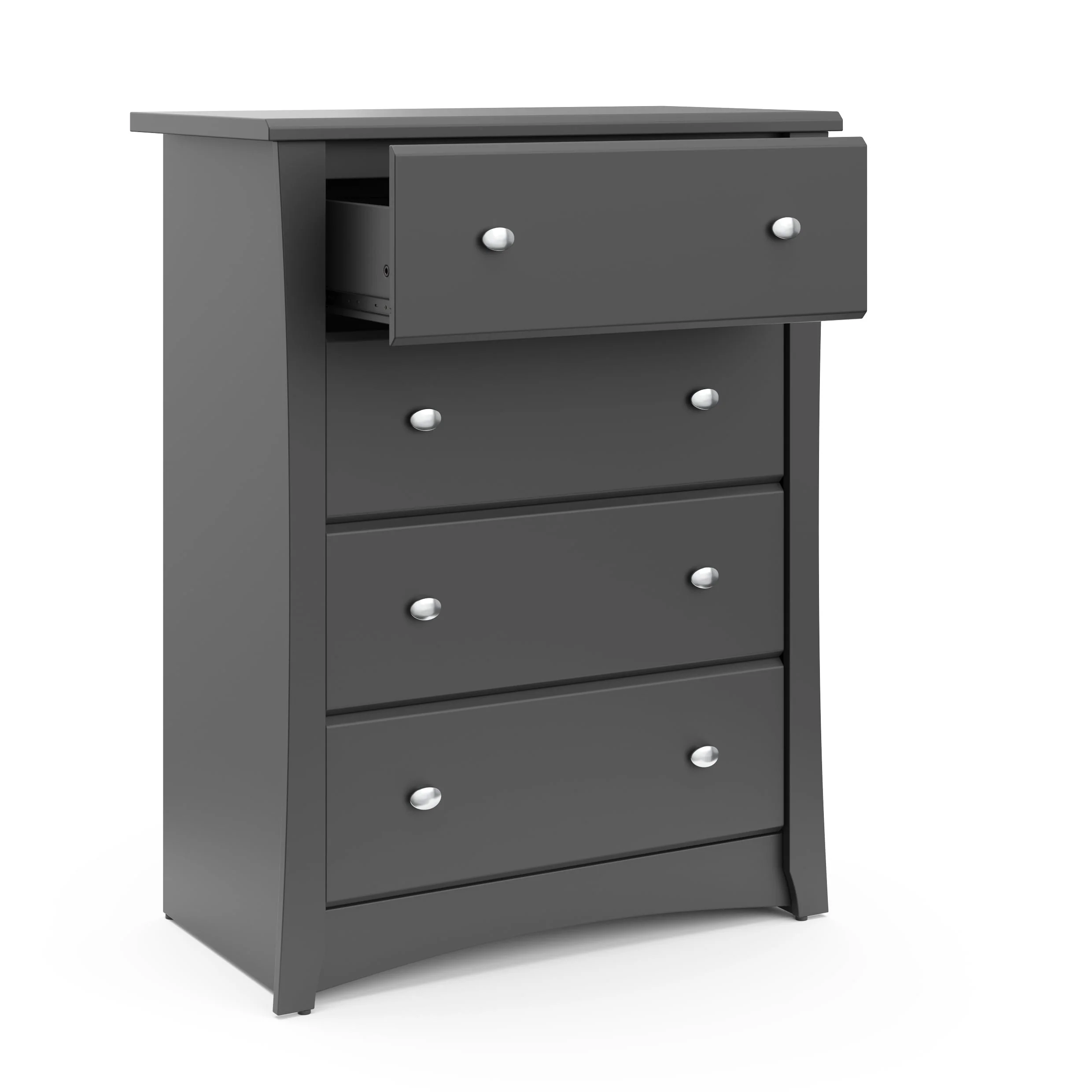 Storkcraft Crescent 4 Drawer Kids Dresser White
