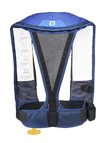 BLUESTORM Atmos 40 Automatic/Manual Inflatable PFD Life Jacket for Adults | US Coast Guard (USCG) Approved Life Vest