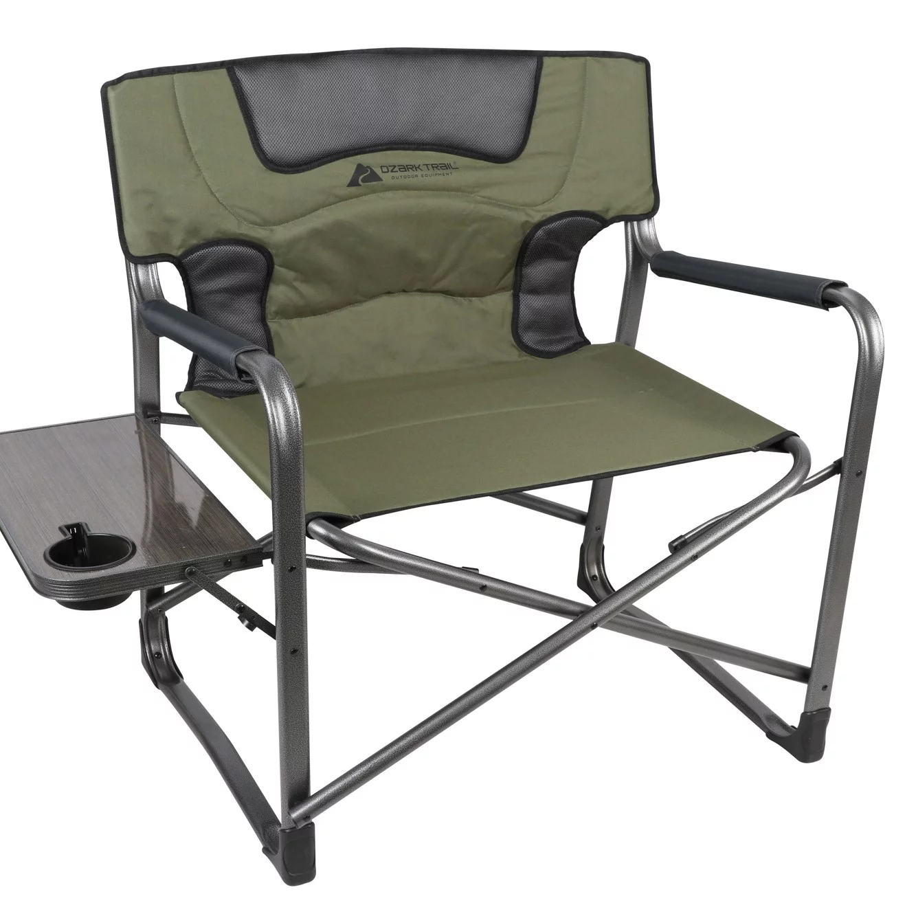 Ozark Trail Camping Director Chair XXL, Red, Adult, 10lbs