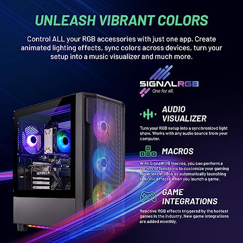 Skytech Nebula Gaming PC Desktop, Ryzen 5 5600 3.5 Ghz (4.4GHz Turbo Boost), NVIDIA RTX 3050 6GB GDDR6, 1TB SSD, 16GB DDR4 RAM 3200, 650W Gold PSU