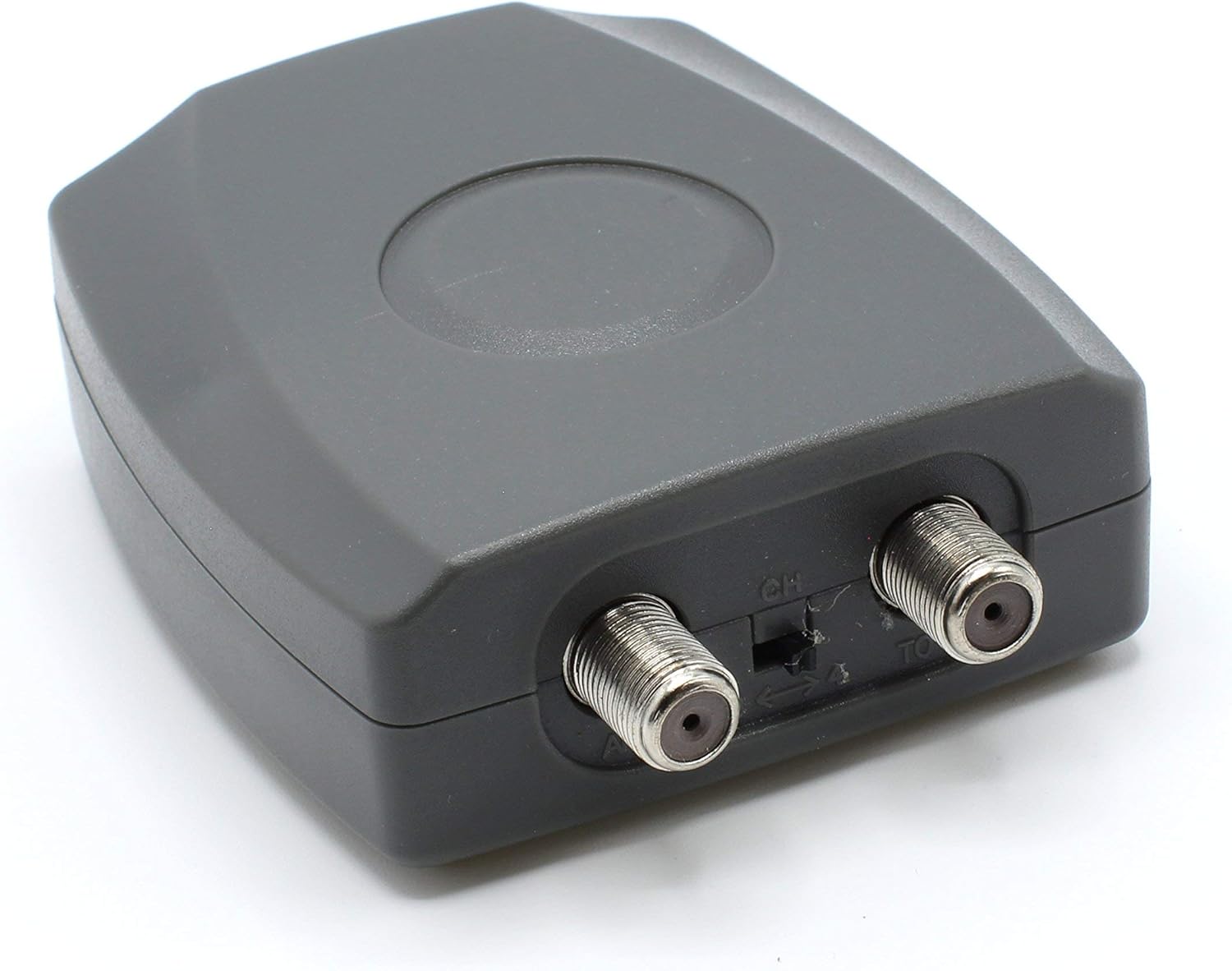 RF Modulator - RCA Composite to RF Coaxial - Converts Standard Definition Signals to Coax, Includes AV Cable Pack of 2