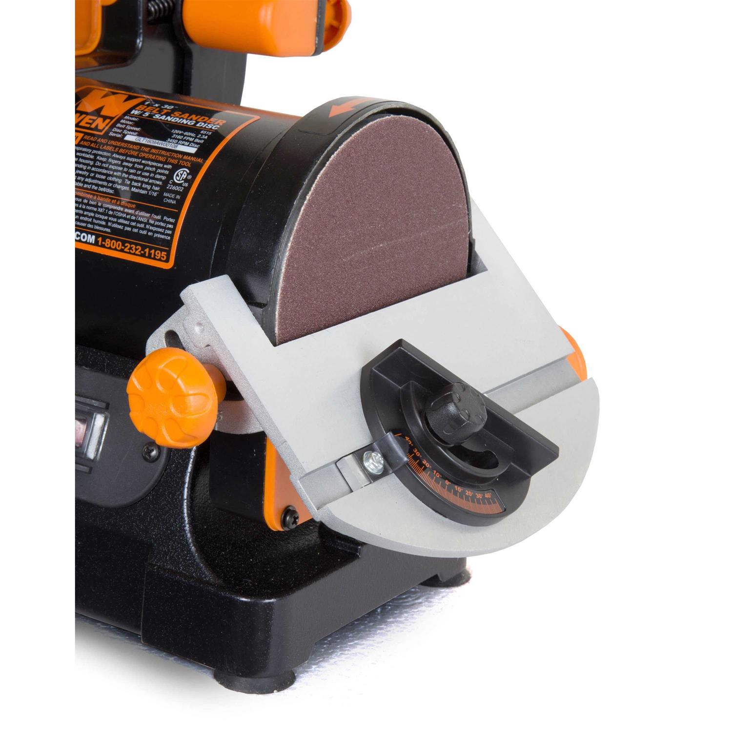 WEN 1 in. x 30 in. Belt Sander with 5 in. Sanding Disc - Shop Hardware Tools Online Store