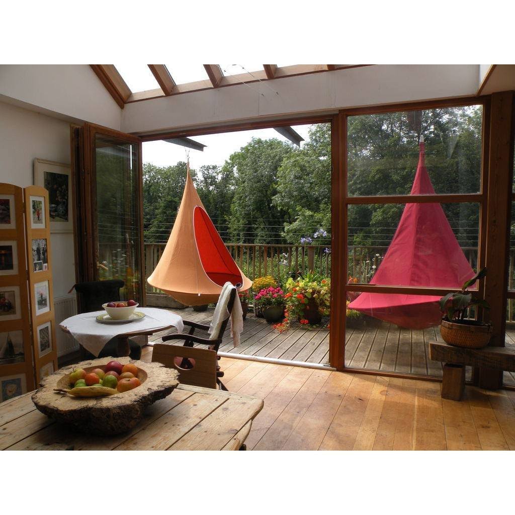 Cacoon Single Hammock - Chili Red