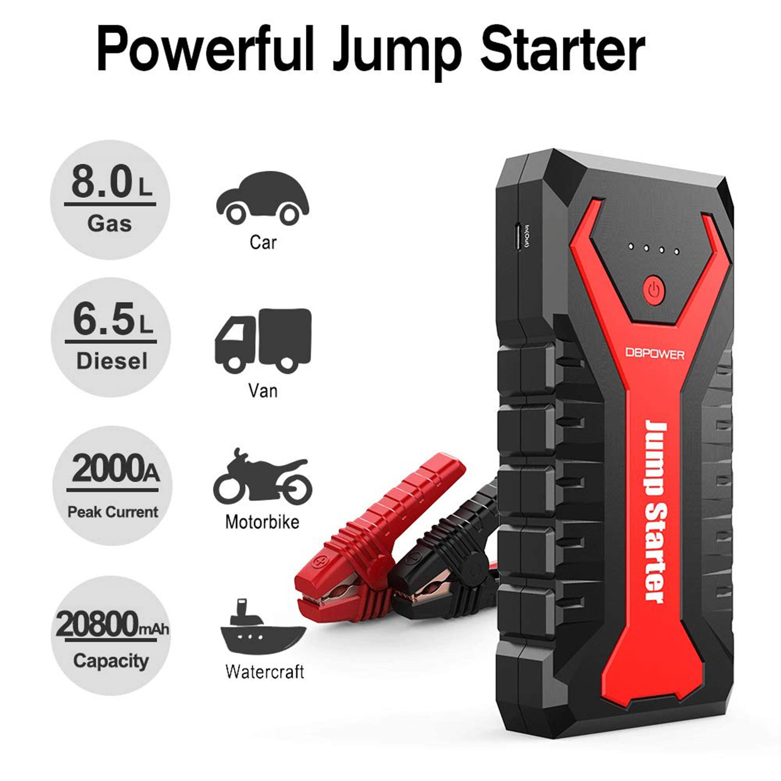 Dbpower Car Jump Starter Auto Booster Pack
