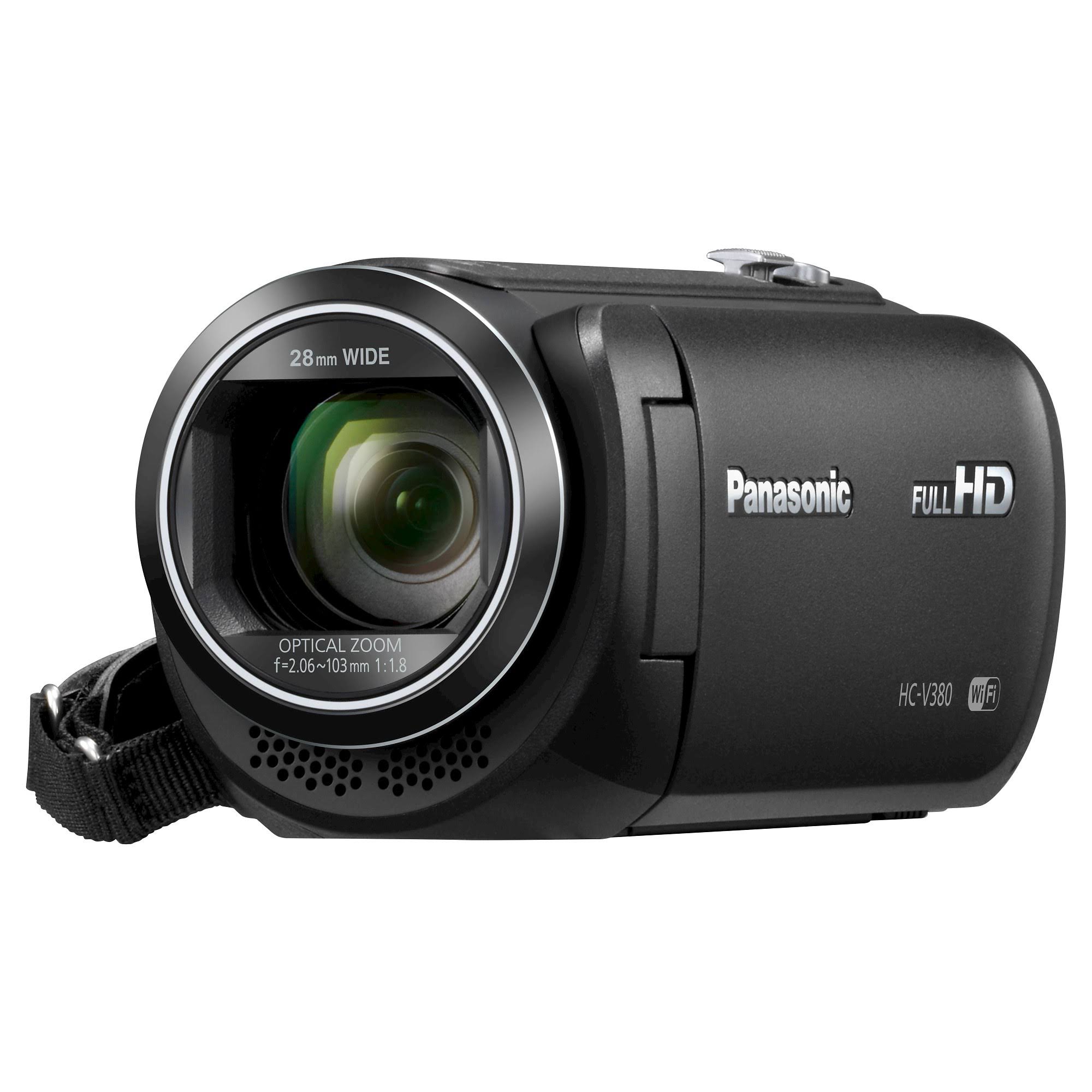 Panasonic HC-V380 2.51 MP Camcorder - 1080p
