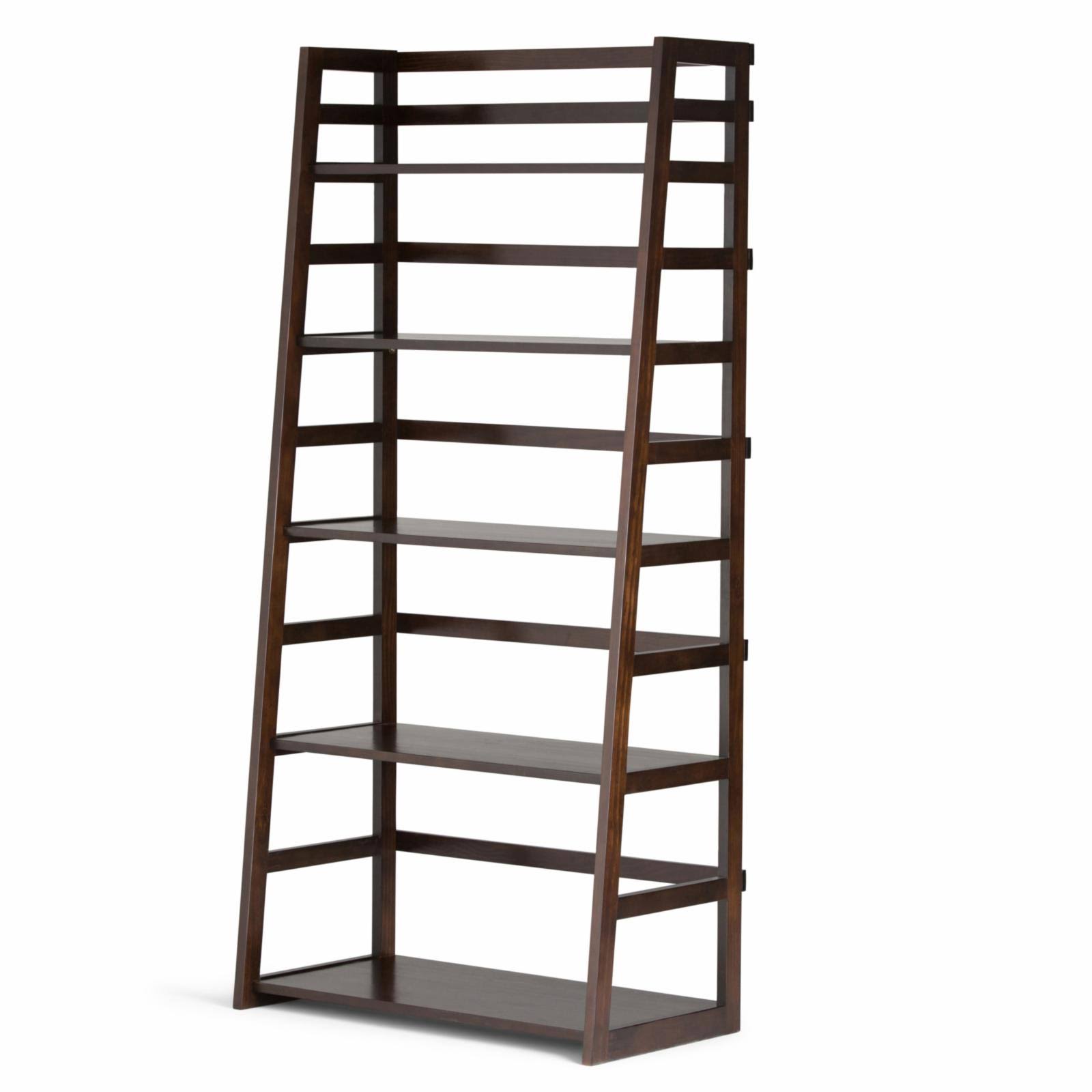 Brooklyn + Max Brunswick Solid Wood Ladder Bookcase