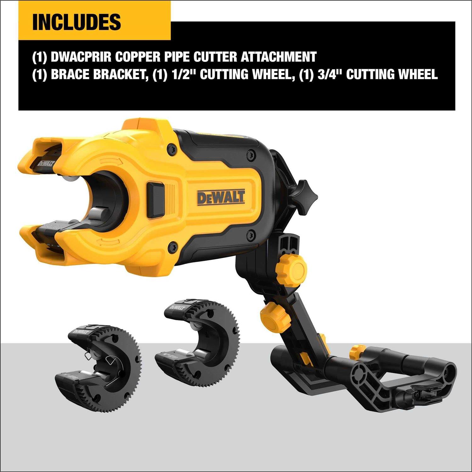 DEWALT Impact CONNECT Copper Pipe Cutter Attachment DWACPRIR - Shop Hardware Tools Online Store