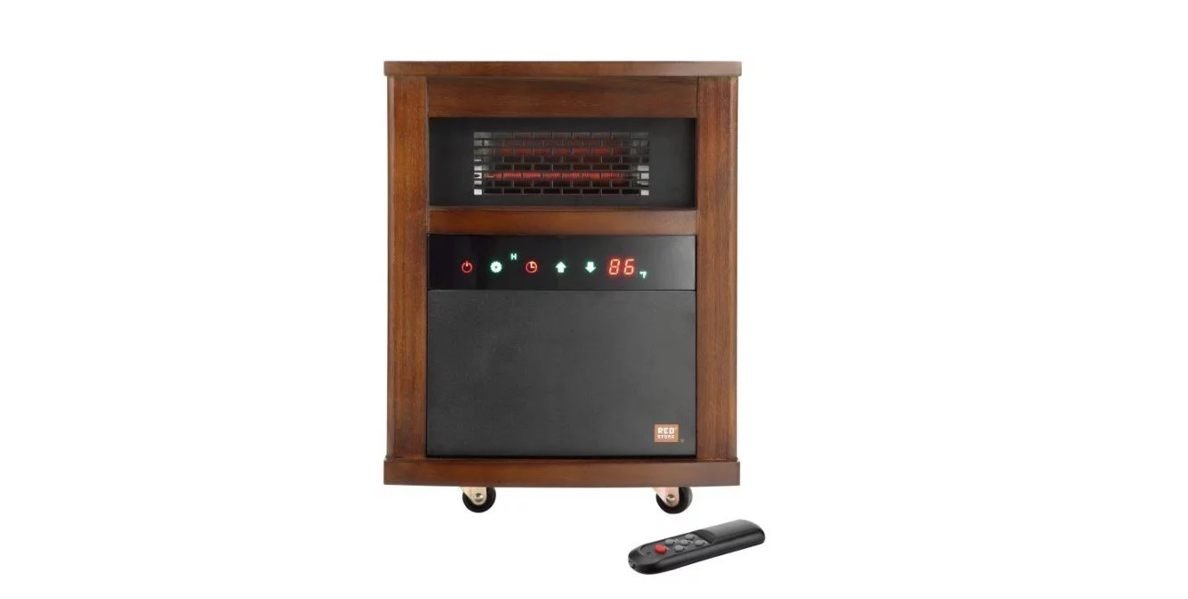 RedStone 1,500 W Portable Electric Infrared Heater with Cabinet